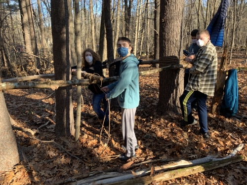 2020 Nov - Scoutlands Treehouse Building